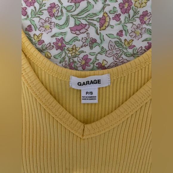 Yellow Garage Crop Top - Picture 2 of 3